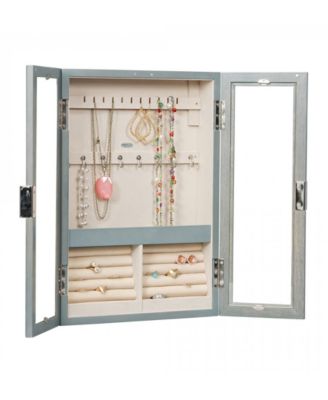 Leia Hanging Jewelry Cabinet in Finish