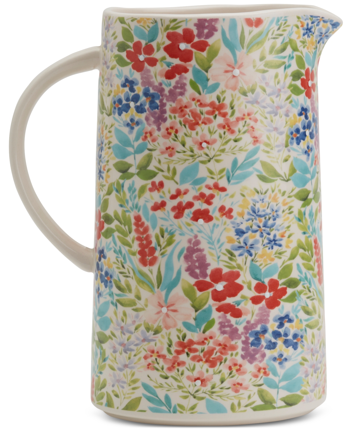 Tabletops Gallery Spring Bliss Pitcher In Multi