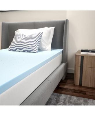 2 Inch Gel Infused Cool Touch CertiPUR-US Certified Memory Foam Topper - Twin