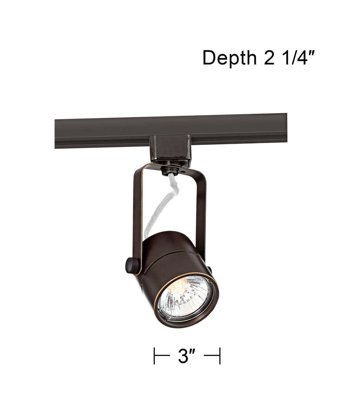 Pro Track Bronze 8.5 Watt Led light Track Head for Halo System - Pro Track