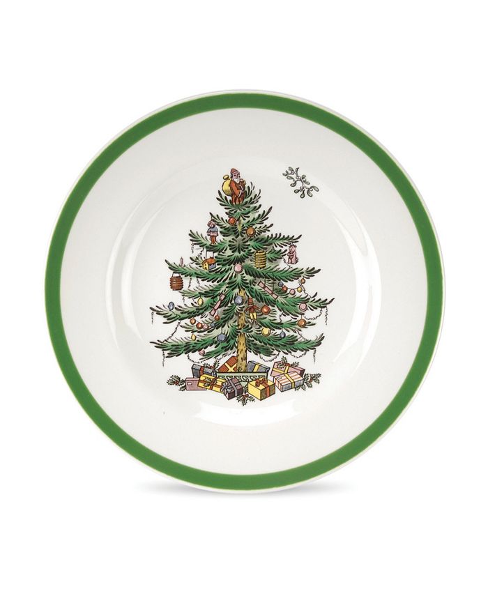 Spode Christmas Tree Bread & Butter Plates, Set of 4 Macy's
