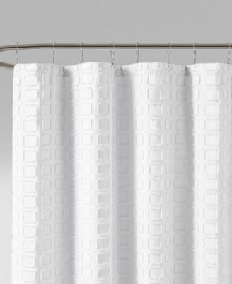 Metro Clipped Shower Curtain, 72" x  72"