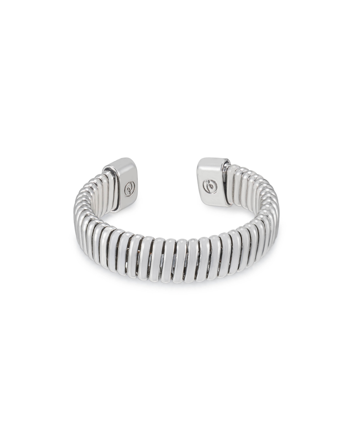 Ettika Your Essential Flex Band Cuff Bracelet In Silver