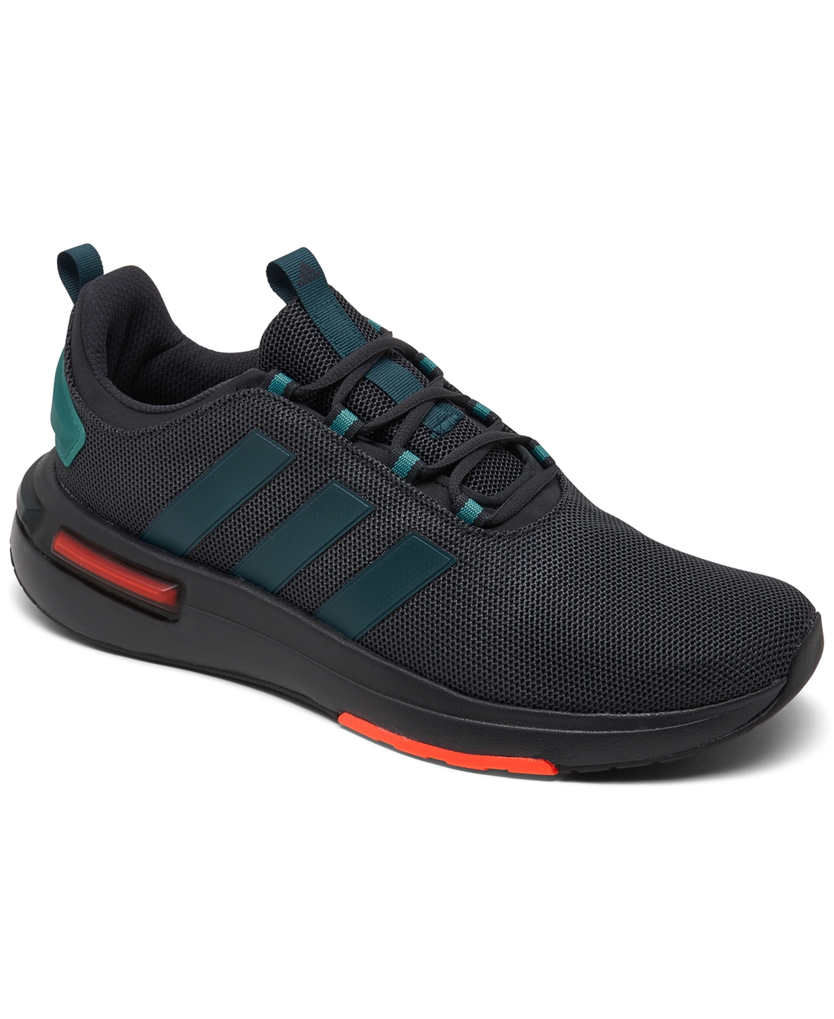 Adidas Originals Men's Racer Tr23 Casual Running Sneakers From Finish Line In Carbon,night,red