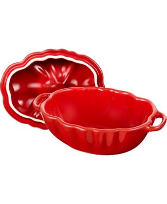 Ceramic 16-Oz. Petite Tomato Cocotte
