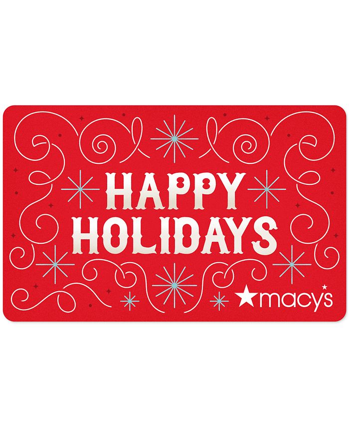 Macy's Happy Holidays EGift Card Macy's
