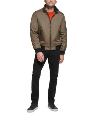 Men's Classic Zip-Front Ripstop Bomber Jacket