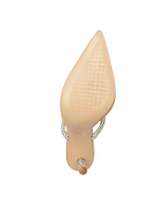 Women's Pearl Glam Slip-On High Stiletto Heel Pumps