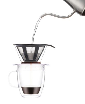 12 oz Pour Over Coffee Dripper and Double Wall Mug