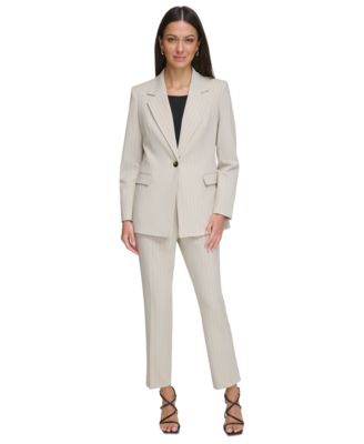 DKNY - Women's Notched Collar One-Button Blazer