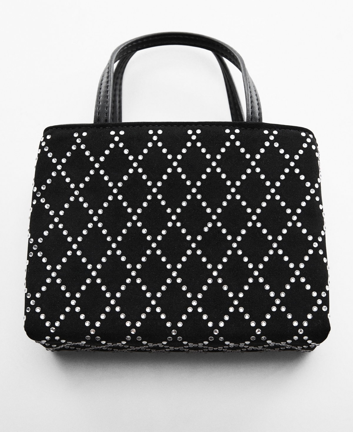Mango Women's Rhinestone Rhombus Bag