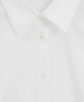 MANGO Women's Fitted Cotton Shirt