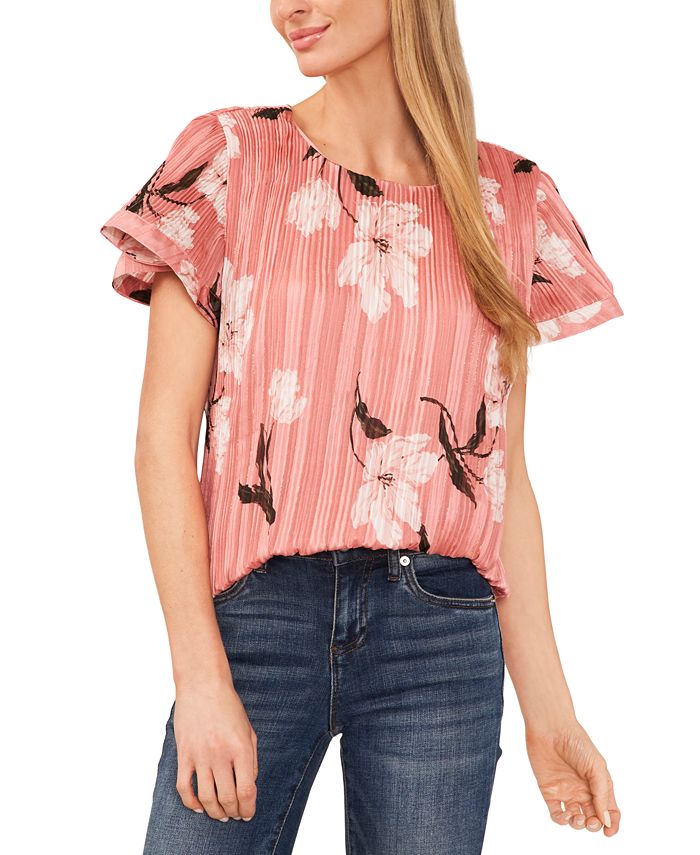 Pink blouse macys sale