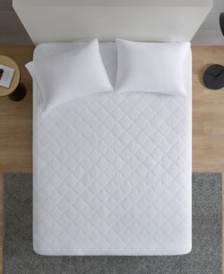 All Natural Cotton Percale Quilted Mattress Pad, Twin XL