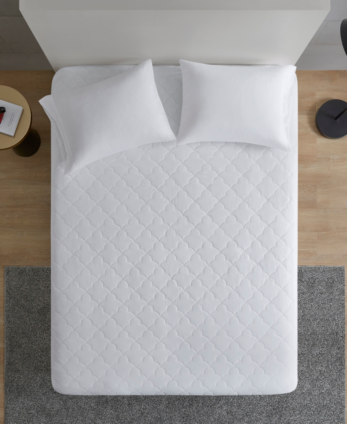 Shop Sleep Philosophy All Natural Cotton Percale Quilted Mattress Pad, Twin Xl In White