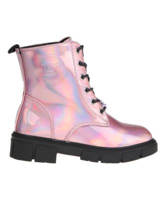 Bottes Mi-mollet En Cuir Noir Bebe - Pointure 8M - Bout Carré, Talon Haut, Fermeture éclair