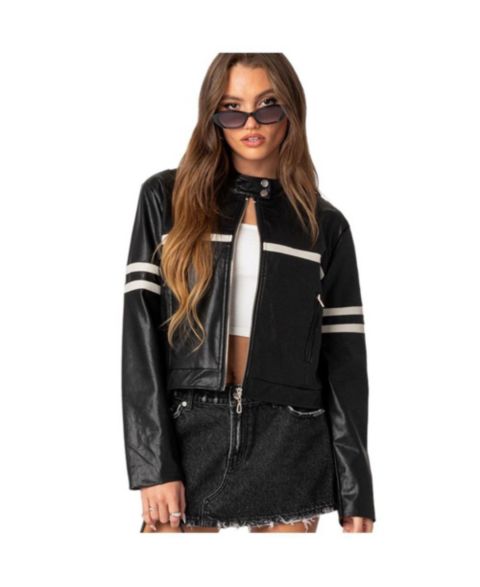 Женские куртки Edikted Women's Rockstar Oversized Jacket