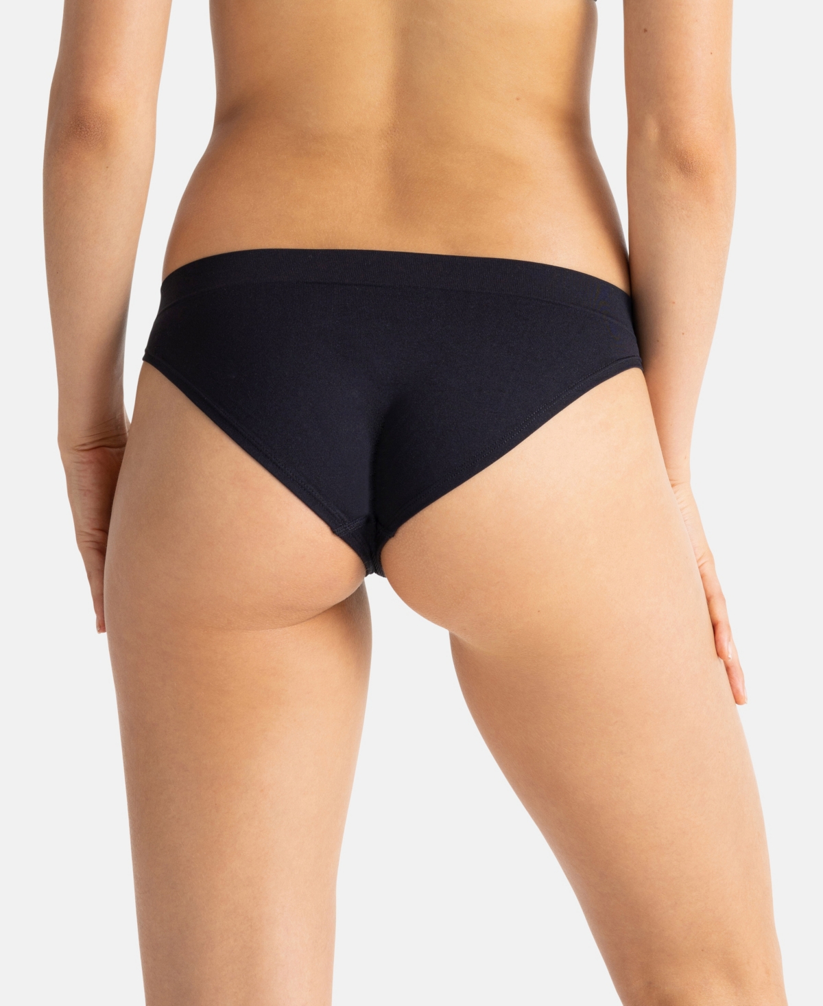 Dorina Women's Rosanne 5 Pack Seamless Soft Touch Fabric Brief Panties - Beige, Gray, Gray, Black