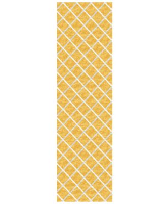 York Washable YO1 2'3" x 12' Runner Area Rug