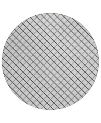 York Washable YO1 4' x 4' Round Area Rug