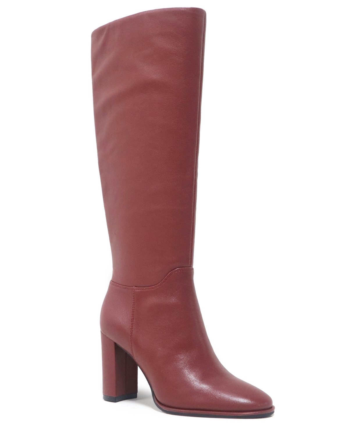 Shop Kenneth Cole New York Women's Lowell Tall Block Heel Boots In Rio Red