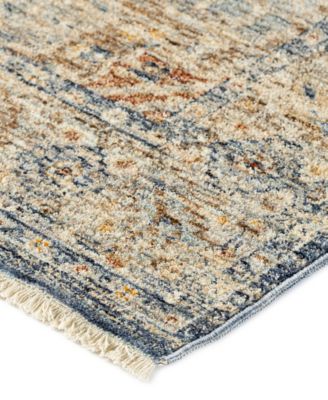 D Style Perga Prg3 Area Rug In Navy