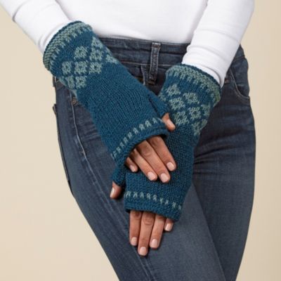 WOMEN S ARTISAN HAND-KNIT VAIL WINTER WOOL MITTEN