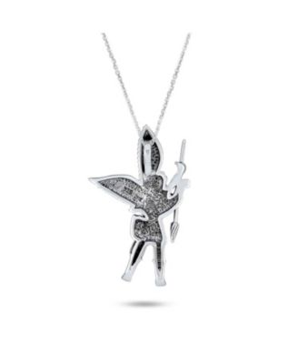 Handcrafted Guardian Angel Saint Michael Parton Of Military Police Security Pendant Necklace Sterling Silver