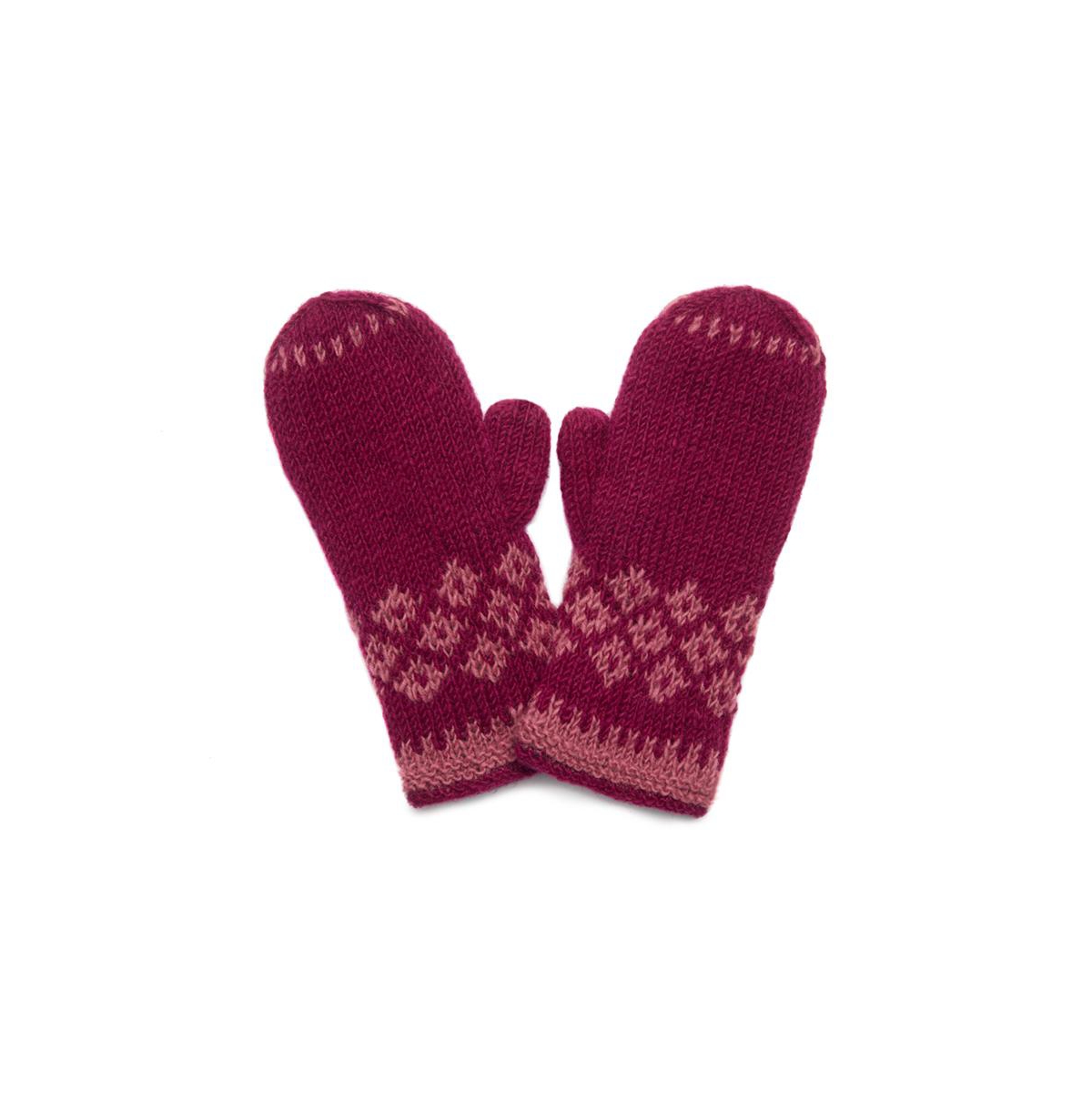 Women S Artisan Hand-knit Vail Winter Wool Mitten - Flora