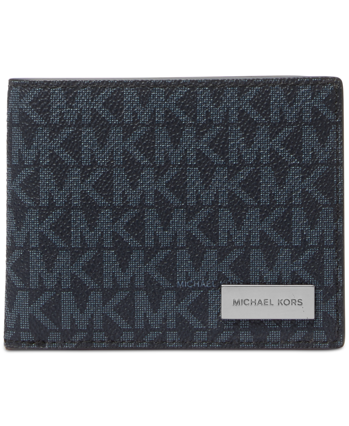 Michael Kors Men's Signature Slim Logo Billfold Wallet In Admiral Blue