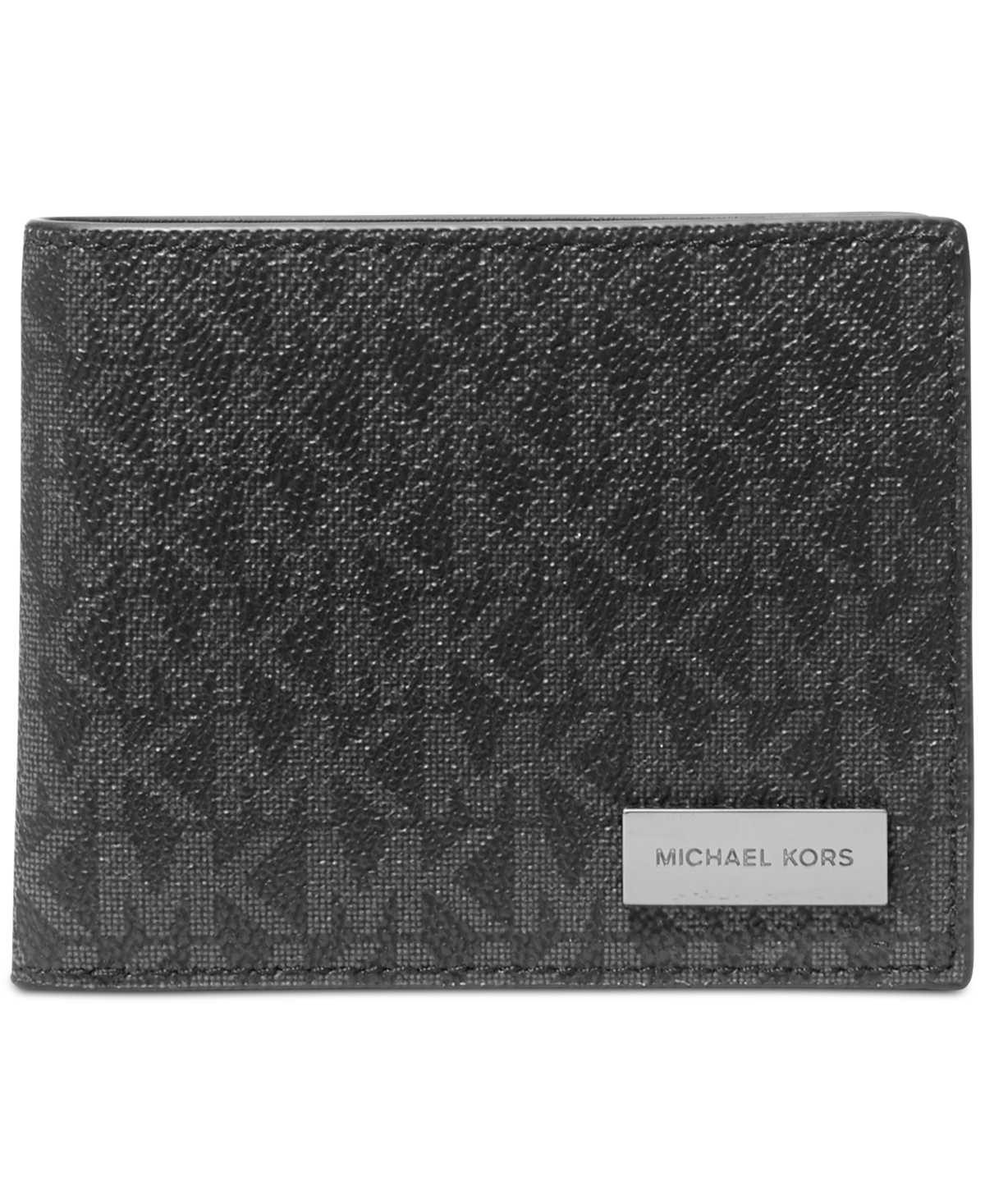 Michael Kors Men's Signature Slim Logo Billfold Wallet In Black