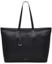 Macy's black leather tote new arrivals
