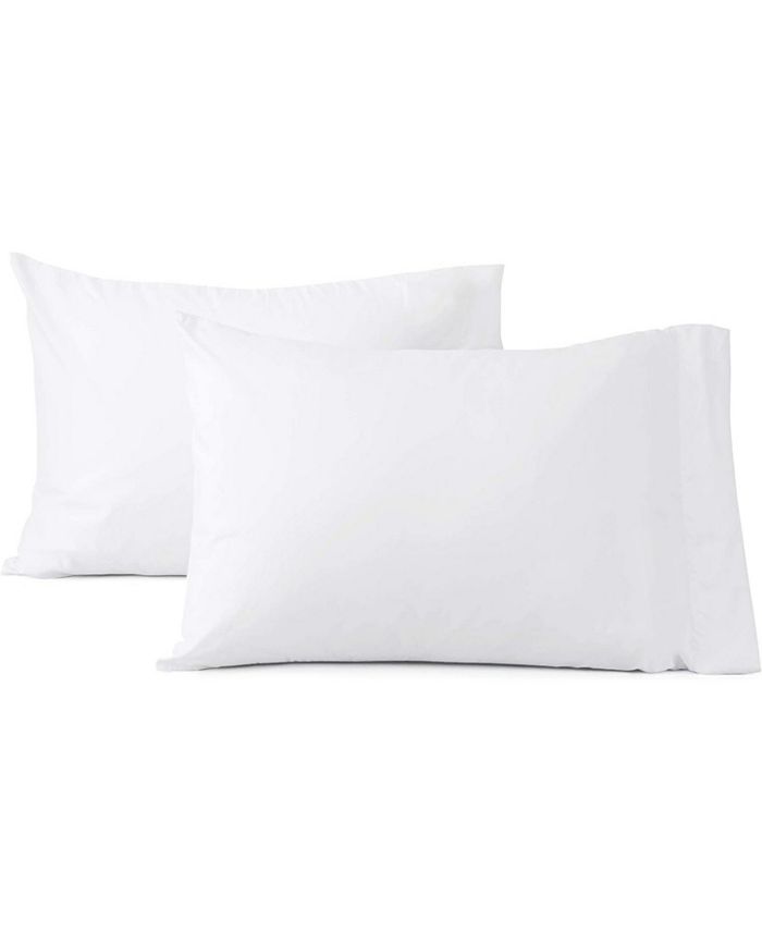 Micropuff 100 Microfiber Pillow Cases White 2 Pack Macy's