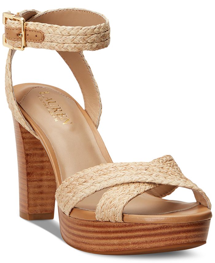 Ralph lauren hotsell platform sandals