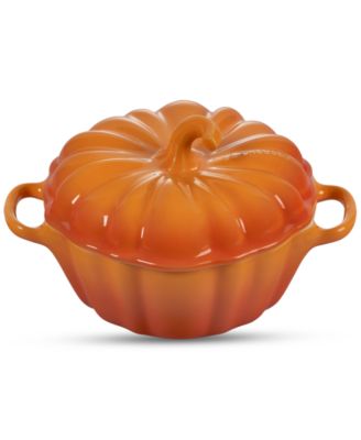 Le Creuset - Stoneware Figural 12-Oz. Pumpkin Petite Cocotte