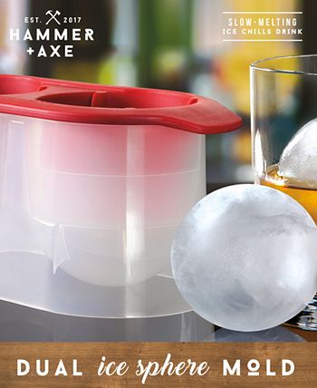 Chillz Ice Ball Maker Mold for Whiskey - Set of 2 Individual 2.5 Inch Ice  Molds - Elevate Your Drinks with Slow Melting Spheres