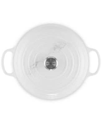 Marble-Motif 3.5-Qt. Enameled Cast Iron Braiser 