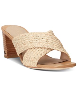 Ralph Lauren☆クロス レザーサンダル Freddi Ralph Lauren☆クロス レザーサンダル Freddi (LAUREN RALPH