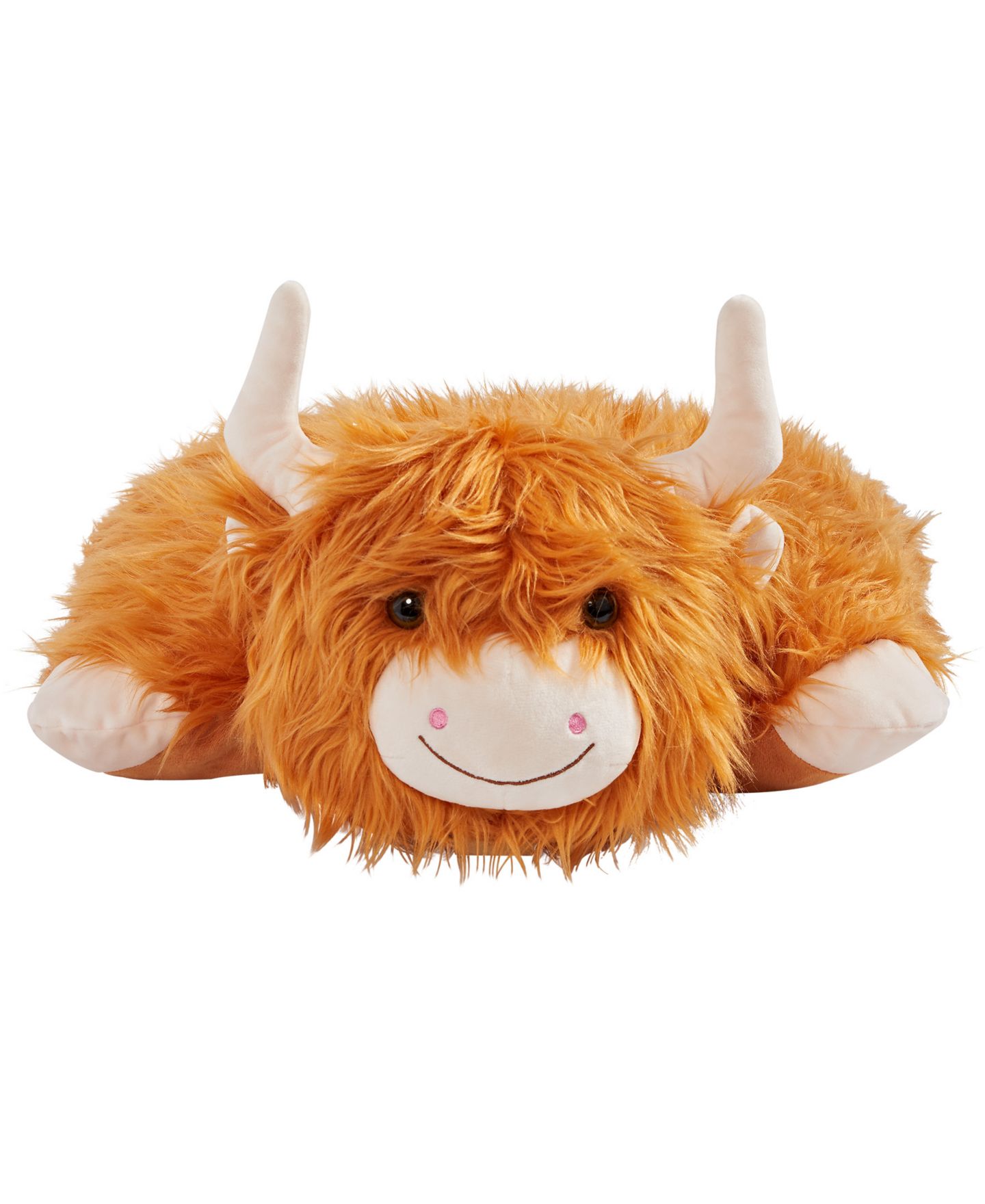 Детская подушка Pillow Pets Highland Cow 16" Plush Pillow — фото 2