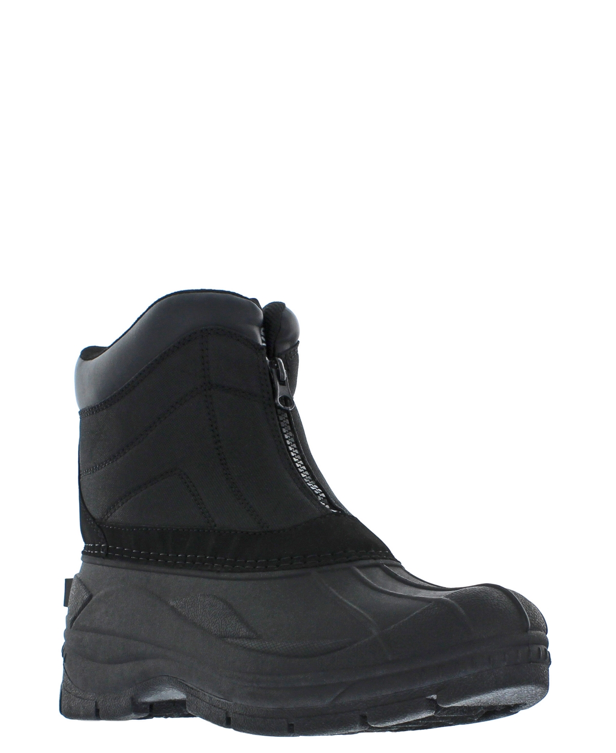 Men's Cold Weather Jessie Front-Zip Hiker Boots - Black