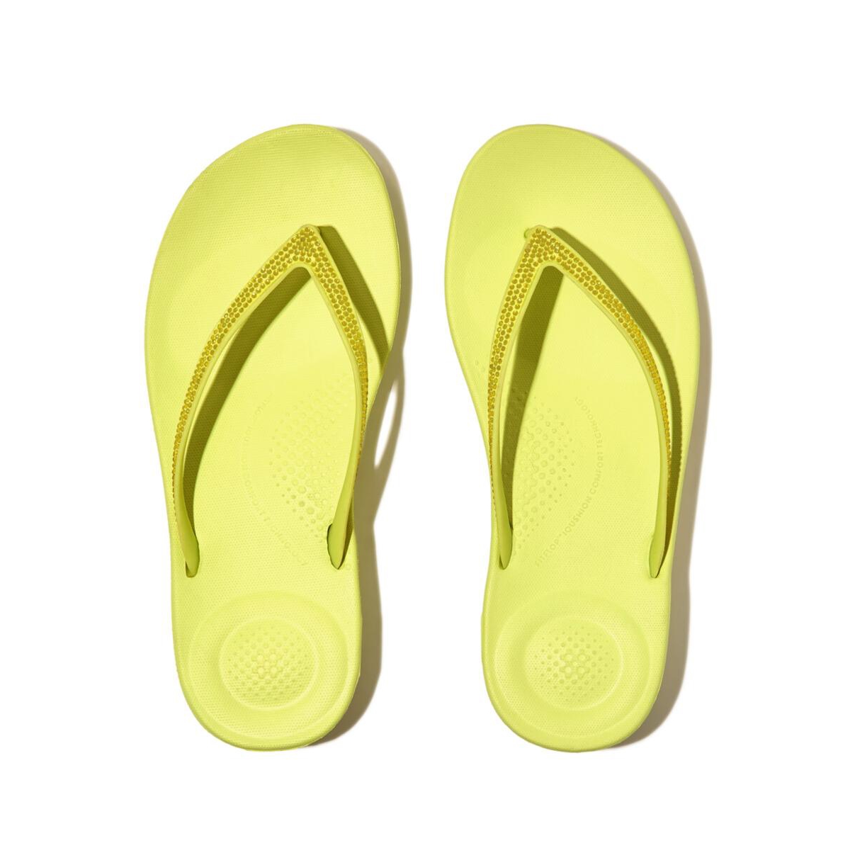 FitFlop Women's Iqushion Sparkle Flip-Flop Sandal