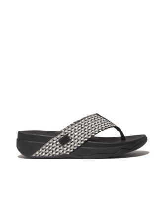 Women's Surfa Multi-Tone Webbing Toe-Post Sandals