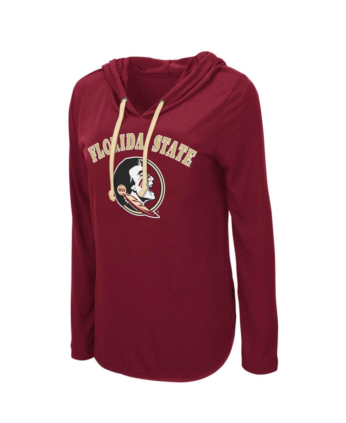 Women's ColosseumFlorida State Seminoles My Lover Lightweight Hooded Long Sleeve T-shirt - Garnet