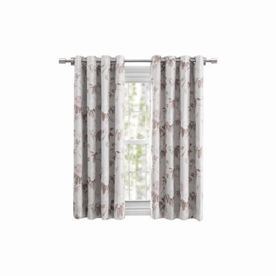 Mystic Garden Floral Blackout Grommet Panel W Wand