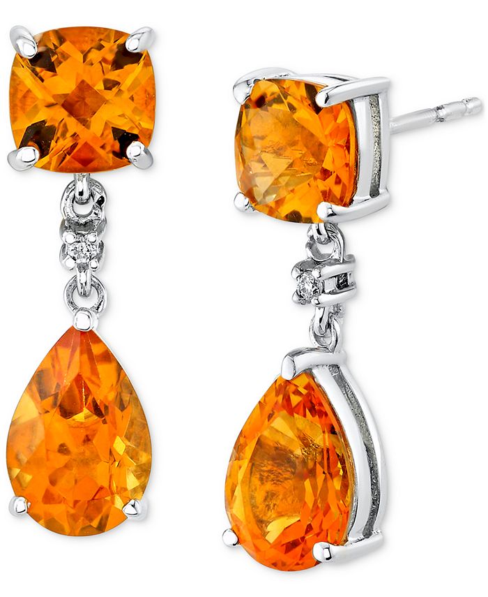 Macy's shop citrine earrings