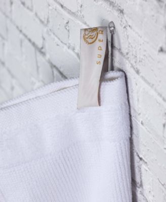 Roma Ribbed Turkish Cotton Quick-Dry Solid Assorted Highly Absorbent Towel 12 Piece Set