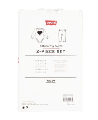 Baby Girls Plaid Bodysuit and Leggings, 2 Piece Gift Box Set