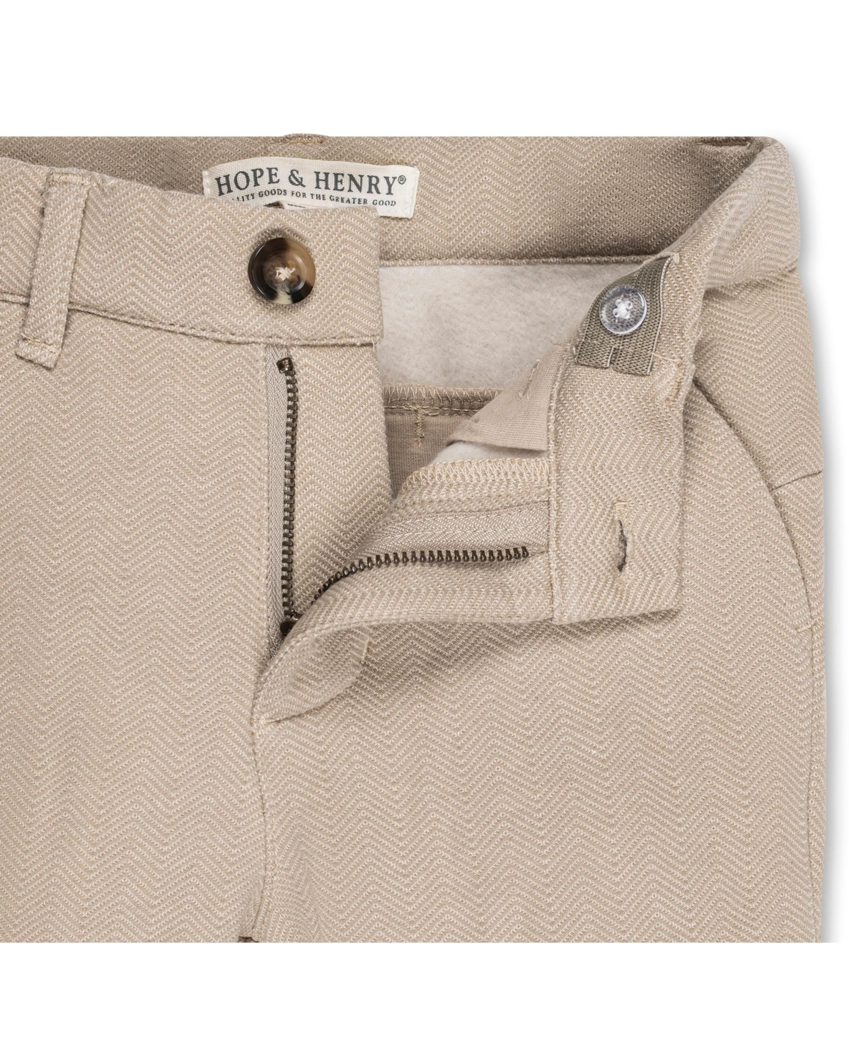 Hope & Henry Toddler Boys Fleece Suit Pant, Toddler|Child