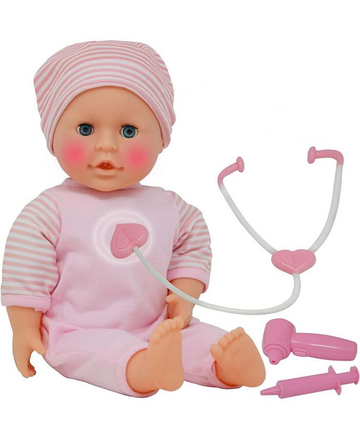 The New York Doll Collection 14 Inch Talking Baby Doll Doctor Playset -  Macy's