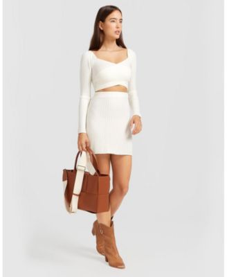 Forget Me Not Knit Crop